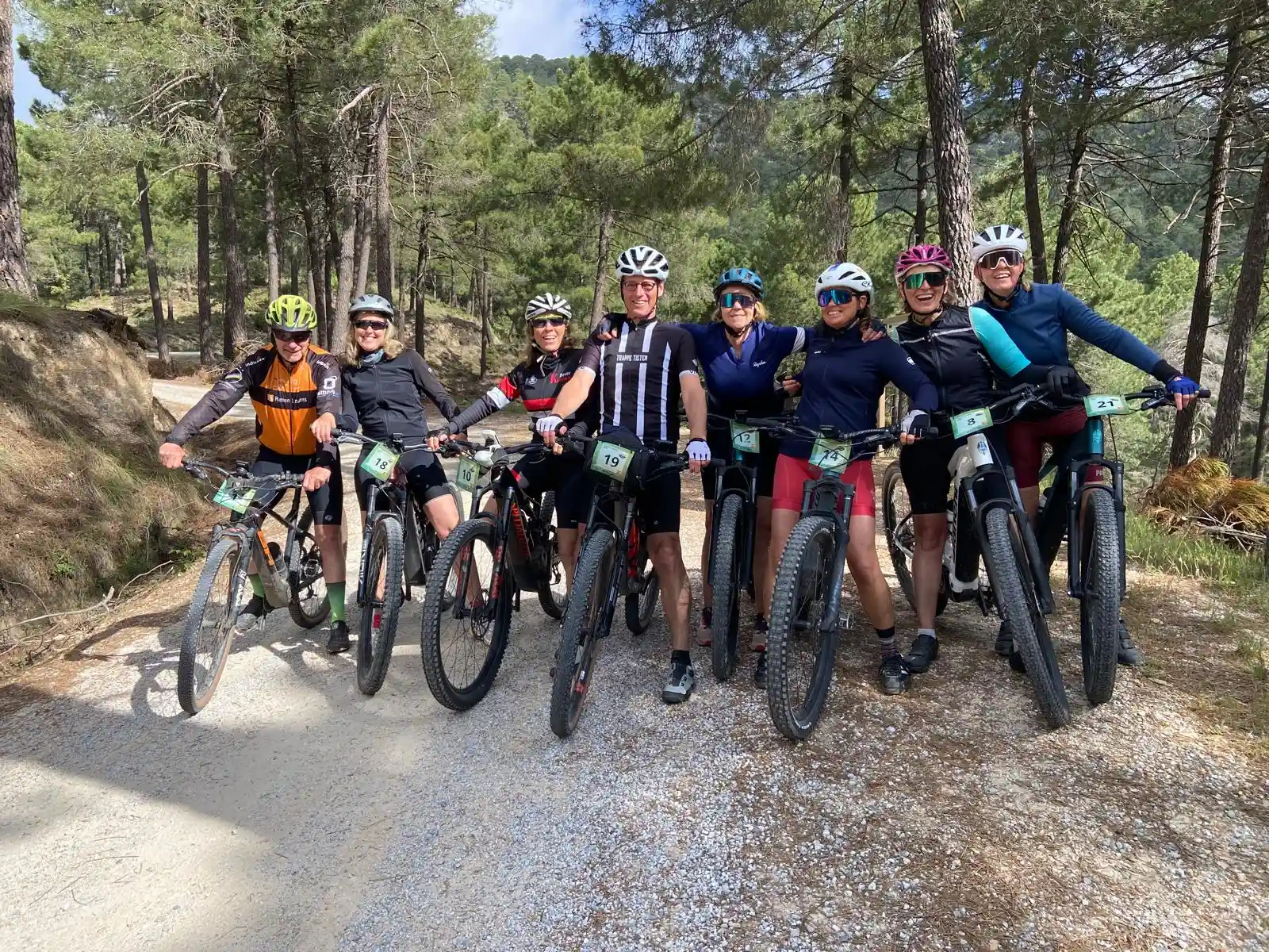Guided e-mountain biking in the Sierra Nevada