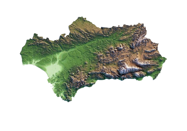 Andalucia map 3D