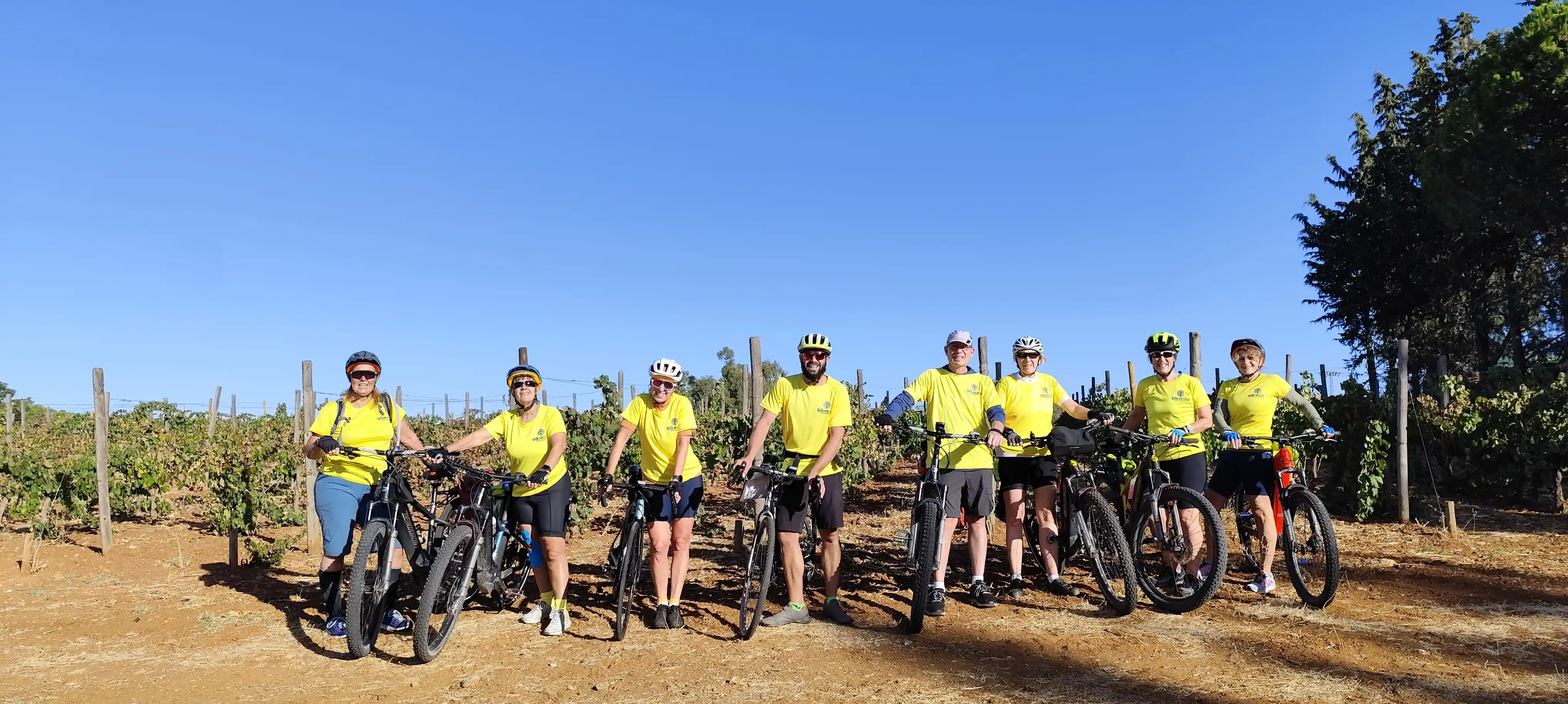 Cyclist on the Ronda to Cordoba e-bike tour in Andalusia
